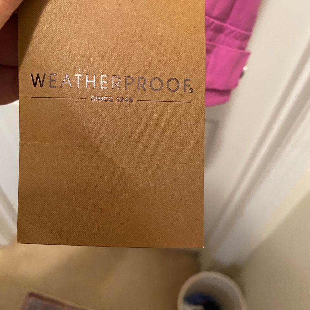 Weatherproof Women's Fuchsia Utility Jacket - Picture 6 of 6